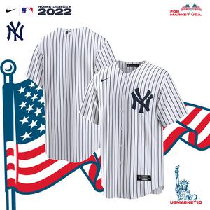 Kaos Jersey Nike Baseball MLB New York Yankees Home Original Jersey