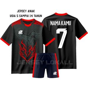 free sablon nama nomor.  COD stelan bola anak umur 5 sampai 13 tahun.  stelan olahraga anak SD SMP Sport Outdoor Baju Celana Futsal Sepak