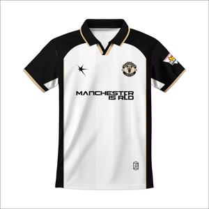 ESHA PREMIUM JERSEY MANCHESTER IS RED BLACK WHITE OVERSIZE BOLA KAOS BADMINTON CASUAL VINTAGE fantasy retro 2025 unisex murah keren lokal bloke core outfit Streetwear Boxy