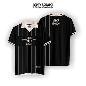 Derby Apparel Jersey Fantasy Bola Barcelona Full printing bahan Milano Tebal Sport